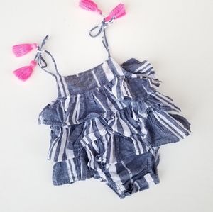Sophie Catalou Boho Baby Romper Size 3-6 Months